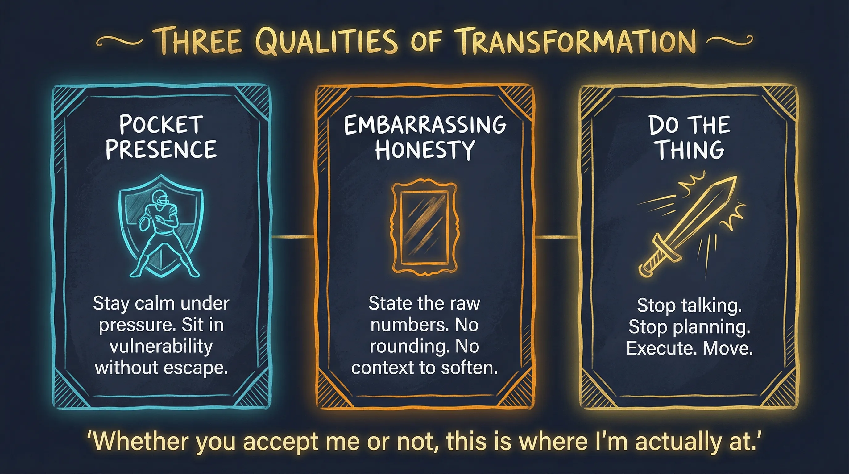 Three Qualities of Transformation